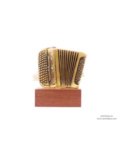 SOUVENIR FISARMONICA CROMATICA DORATO SATINATO INVECCHIATO