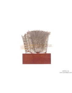 SOUVENIR FISARMONICA ORGANETTO ARGENTO LUCIDO