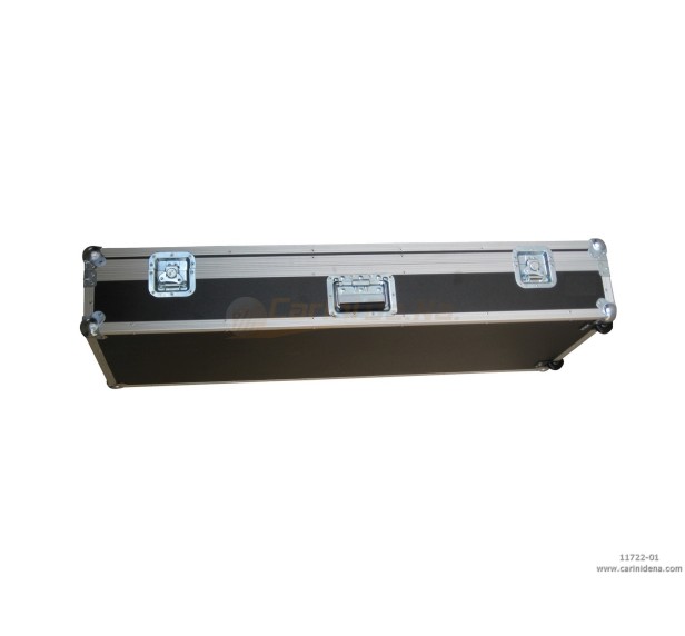 FLIGHTCASE TASTIERE E-CASE TP-1 - KFC-03 MAX cm 115 CON  RUOTE E TRAINO