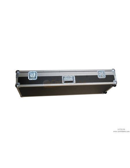 FLIGHTCASE TASTIERE E-CASE TP-1 - KFC-03 MAX cm 115 CON  RUOTE E TRAINO