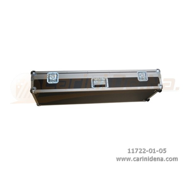 FLIGHTCASE TASTIERE E-CASE TP-1 - KFC-03 MAX cm 115 CON  RUOTE E TRAINO