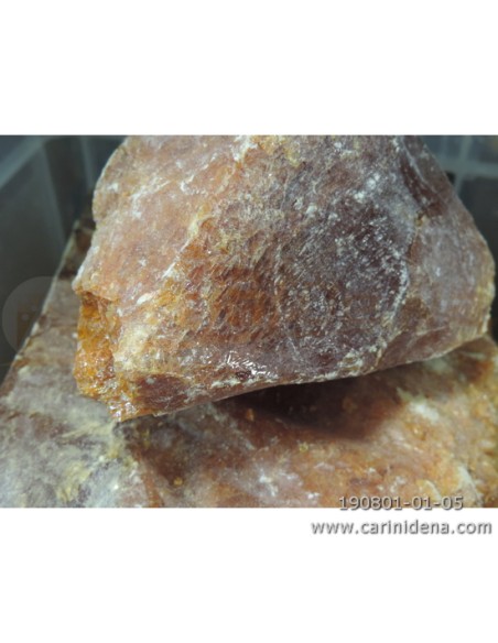 COLOFONIA ARANCIO IN BLOCCHI