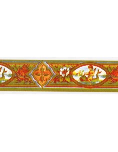BORDURA DI CARTA ANGIOLETTI OVALE mm 20 x 1000
