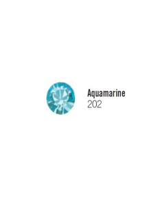 PERLINE SWAROVSKI PP25 AQUAMARINE 202
