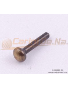 SPILLI OTT. INVECCHIATO OTTONE - TESTA TONDA MM 19