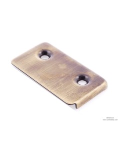 PLACCHETTE SVIZZERE FERRO 43.8 X 25.2 - INVECCHIATO OTTONE