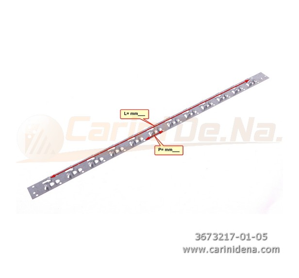 STRISCETTE PORTARIPETINI  12 FORI P 19 mm