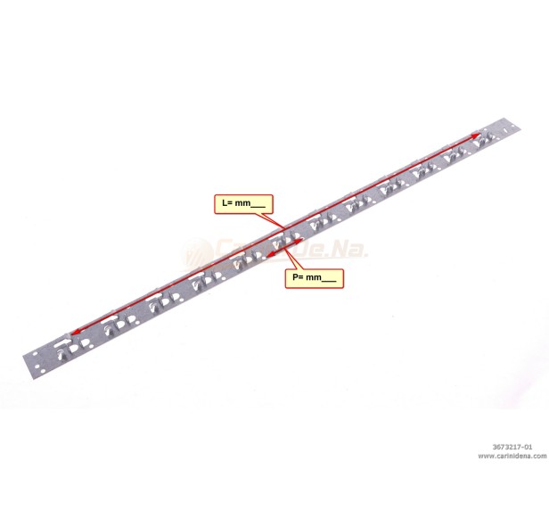 STRISCETTE PORTARIPETINI  12 FORI P 18 mm - GU0034