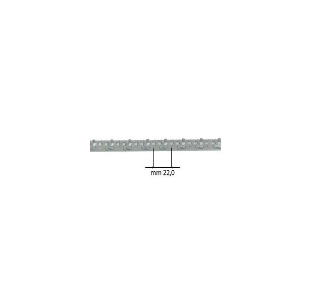 STRISCETTE PORTARIPETINI  12 FORI P 22 mm - GU0034