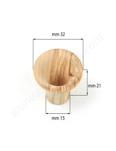 TROMBETTE LEGNO OLIVO 32/15X21