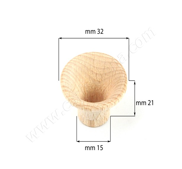 TROMBETTE LEGNO FAGGIO 32/15X21