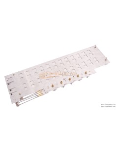 FONDI BASSI IN 4A 5REGISTRI 5X30mm 4L ATT NP PASSO 23.72 mm (cm 26.1) - mm 352 X __