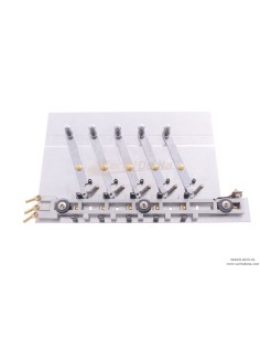 REGISTRI CROMATICI 5EF SC 3LAM NPR - LEVA PASSO 25 mm - TOT L cm 10 - INCLINATA - 2REGF35S