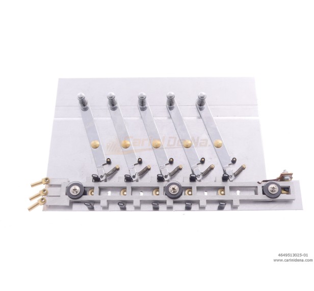 REGISTRI CROMATICI 5EF SC 3LAM NPR - LEVA PASSO 25 mm - TOT L cm 10 - INCLINATA - 2REGF35S