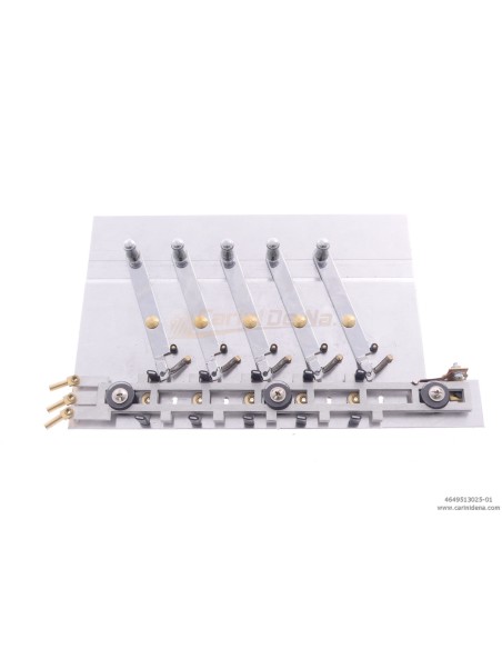 REGISTRI CROMATICI 5EF SC 3LAM NPR - LEVA PASSO 25 mm - TOT L cm 10 - INCLINATA - 2REGF35S