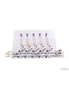 REGISTRI CROMATICI 5EF SC 3LAM NPR - LEVA PASSO 25 mm - TOT L cm 10 - DRITTA