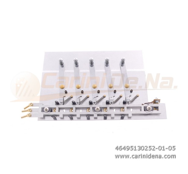 REGISTRI CROMATICI 5EF SC 3LAM NPR - LEVA PASSO 25 mm - TOT L cm 10 - DRITTA