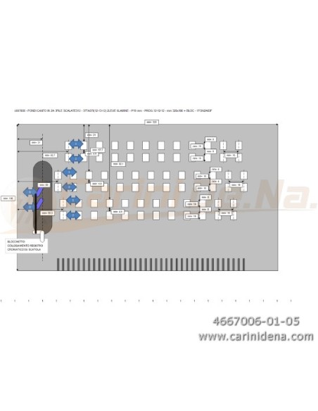 FONDI CANTO IN 2A 3FILE SCALATE312 - 37TASTI(12-13-12) 2LEVE 6LAMINE - P19 mm - PROG.12-12-12 - mm 320x180 + BLOC - 1FON2A63F