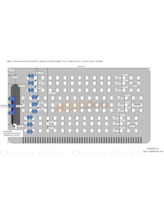 FONDI CANTO IN 3A 3FILE SCALATE312 - 49TASTI(16-17-16) 3LEVE 9LAMINE - P19 mm - PROG.123-312-123 - mm 367x194 + BLOC - 1FON3A93F