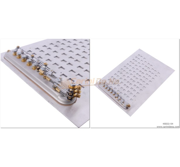 FONDI CANTO IN 3A 3FILE SCALATE123 - 33TASTI(12-11-10) 3LEVE 9LAMINE - P19 mm - PROG.123-312-123 - mm 285x210 + BLOC - 1FON3A93F