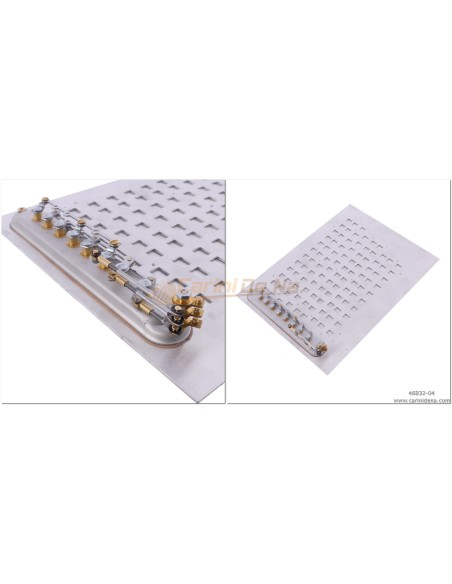 FONDI CANTO IN 3A 3FILE SCALATE123 - 33TASTI(12-11-10) 3LEVE 9LAMINE - P19 mm - PROG.123-312-123 - mm 285x210 + BLOC - 1FON3A93F