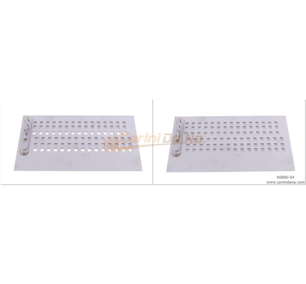 FONDI CANTO IN 3A 2FILE SCALATE12 - 30TASTI(15-15) 3LEVE 6LAMINE - P17,3 mm - PROG.123-123 - mm 310x175 - 1FON3A6