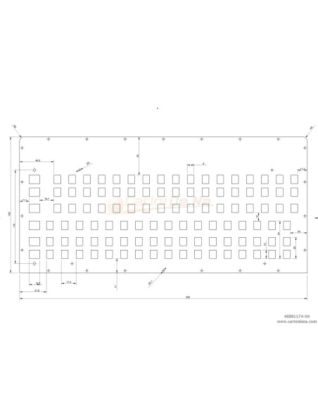 FONDI CANTO IN 3A 2FILE 34 TASTI 6 LAM - P17.4 mm - PROG.123-123 - MEXICO - 1FON3A6