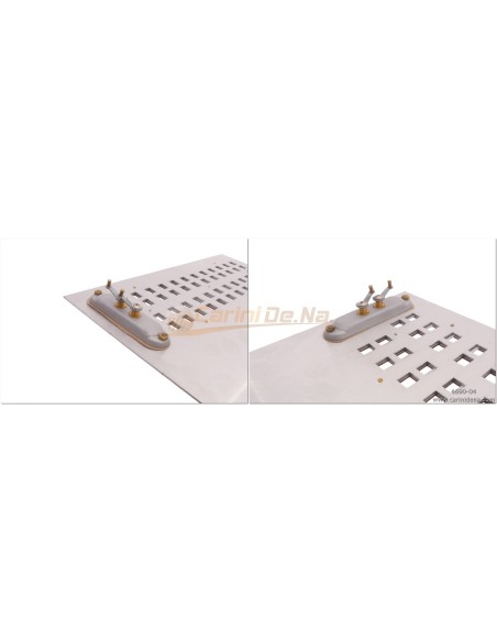 FONDI CANTO IN 2A 2FILE SCALATE12 - 23TASTI(12-11) 2LEVE 4LAMINE - P19 mm - PROG.12-12 - mm 270x160 - 1FON2A4