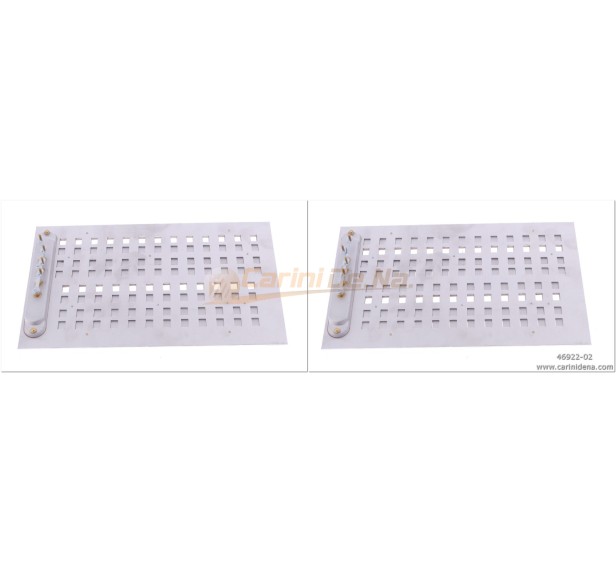 FONDI CANTO IN 4A 2FILE 25TASTI(13-12) 4LEVE 8LAMINE - P19 mm - PROG.1234-1234 - mm 285x170 - 1FON4A8