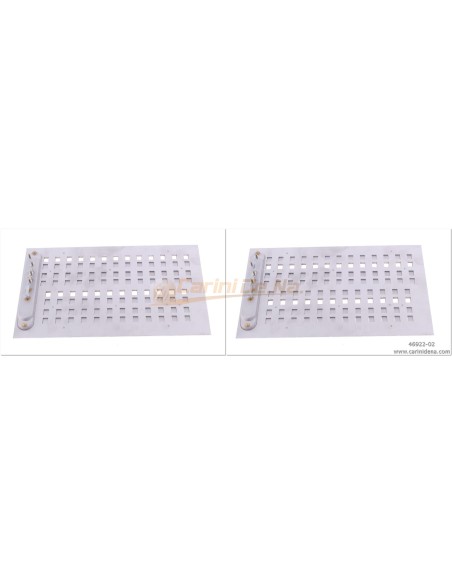 FONDI CANTO IN 4A 2FILE 25TASTI(13-12) 4LEVE 8LAMINE - P19 mm - PROG.1234-1234 - mm 285x170 - 1FON4A8