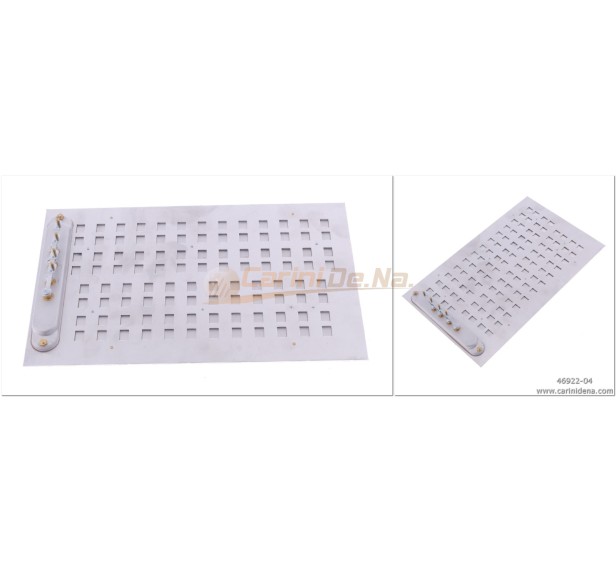 FONDI CANTO IN 4A 2FILE 25TASTI(13-12) 4LEVE 8LAMINE - P19 mm - PROG.1234-1234 - mm 285x170 - 1FON4A8