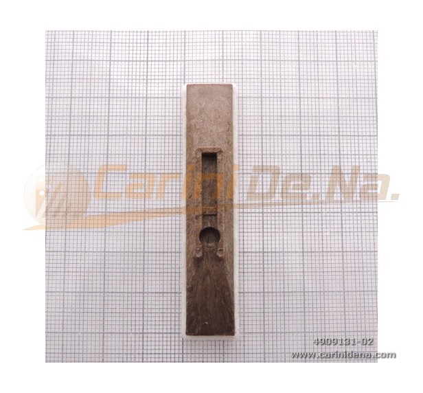 VALVOLE PLAST. DM IV BASSE + PELLE/FELTRO mm 4,0 MARRONE/ROSSO (mm 13.5X64)