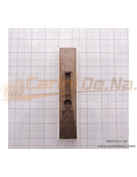 VALVOLE PLAST. DM IV BASSE + PELLE/FELTRO mm 4,0 MARRONE/ROSSO (mm 13.5X64)