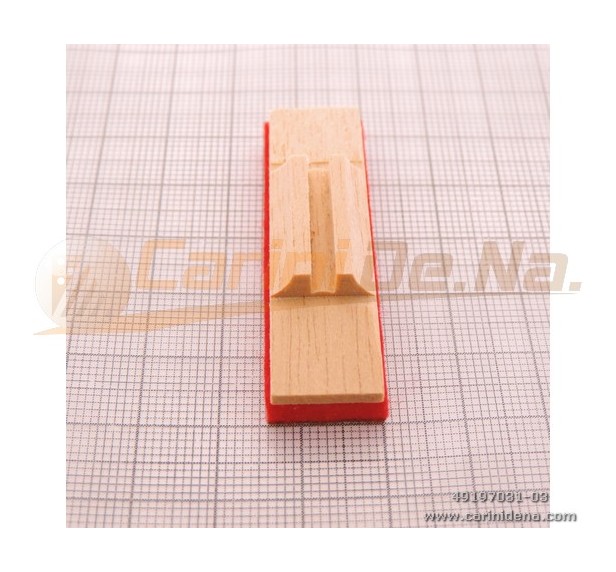 VALVOLE LEGNO ARMONIA 14 X 56 F 3 X 2,6 + PELLE/FELTRO mm 4.0 MARRONE/ROSSO