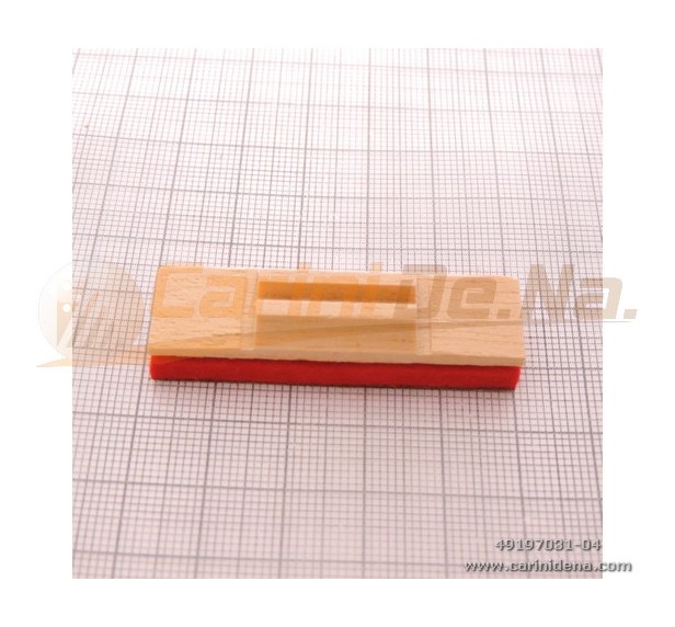 VALVOLE LEGNO ARMONIA 14 X 56 F 3 X 2,6 + PELLE/FELTRO mm 4.0 MARRONE/ROSSO