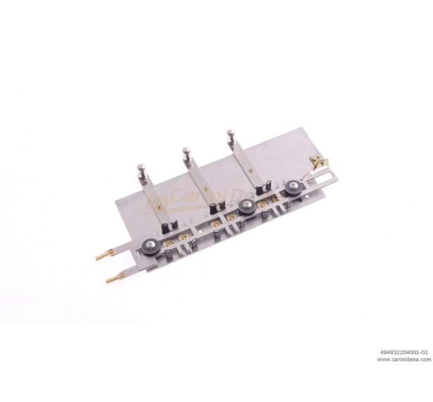 REGISTRI CROMATICI 3EF DC 2LAM NPR - LEVE PASSO 40 mm - TOT L cm 8.4(FULCRO 3.8+4.6) - 2REGF33D