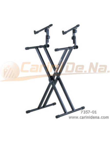 SUPPORTO TASTIERA QUIKLOK - PER 2 TASTIERE - BARRA DOPPIA - QL642