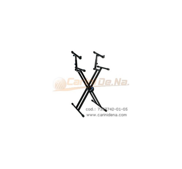 SUPPORTO TASTIERA QUIKLOK - PER 2 TASTIERE - BARRA DOPPIA - QL742