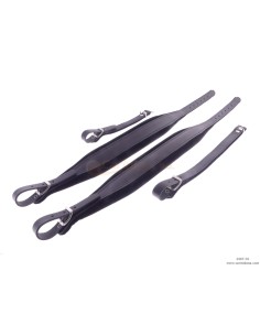 TRACOLLE FISA L 7I CUOIO/VELLUTO 302/AV  MAGG. - NERO